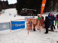 Závod v obřím slalomu ze série závodů Pohár Orlických hor 2022