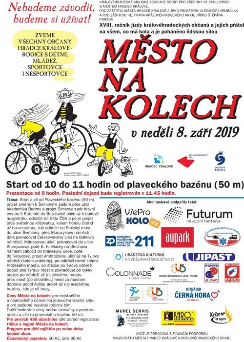 Město na kolech 2019