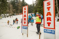 Závod v obřím slalomu ze série závodů Pohár Orlických hor 2022