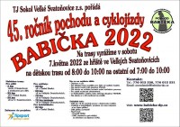 Babička 2022 turistický pochod 7.5.2022